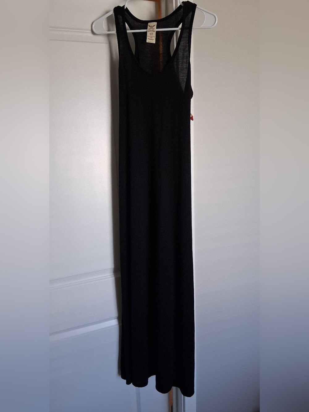 Faded Glory Black Racerback Maxi Dress